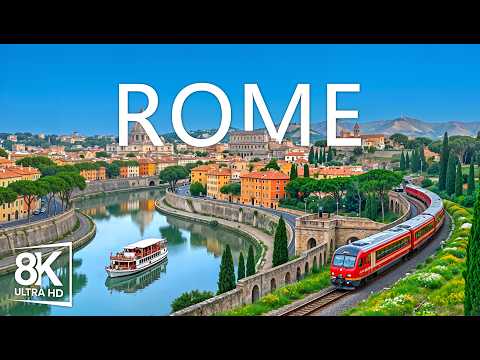 Rome Italy 8K UHD | Eternal City Wonders, Colosseum & Vatican Highlights