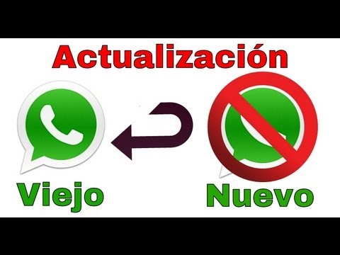 Como Volver A La Version Anterior De Whatsapp Youtube
