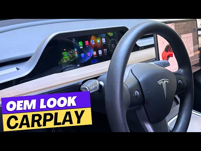 Tesla Model 3 & Y Dashboard Cluster Display with Door Panel Extensions  (Smart Instrument Cluster) - Variety*