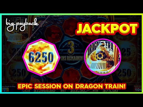 OMG EPIC!! JACKPOT on Dragon Train Slots - UNBELIEVABLE!
