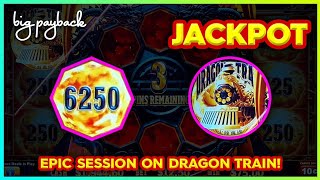 OMG EPIC!! JACKPOT on Dragon Train Slots - UNBELIEVABLE! screenshot 5