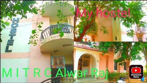 My hostel tour of (M I T R C) Engineering college Alwar Raj.Mera college ka hostel tour.