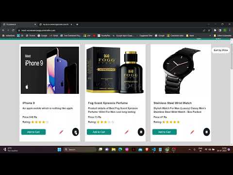 E-commerce App - (React)