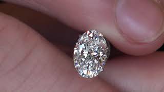 2.1-2.5ct Lab Grown Oval Diamonds E colors VVS/VS clarities