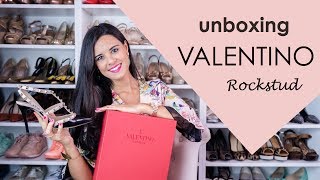 Unboxing zapatos Valentino Rockstud - YouTube