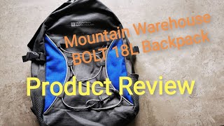 Mountain Warehouse Bolt 18L Back Pack 
