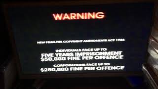 Opening To Exit Wounds 2001 Rental Vhs Australia Part 1