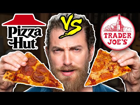 Pizza Hut vs. Trader Joe's Taste Test