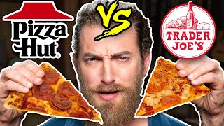 Pizza Hut vs. Trader Joe's Taste Test
