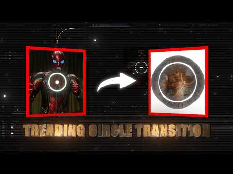Circle Wipe Transition in After Effects | After Effects Tutorial #aftereffects #edit