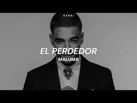 Maluma - El Perdedor (Letra/Lyrics)