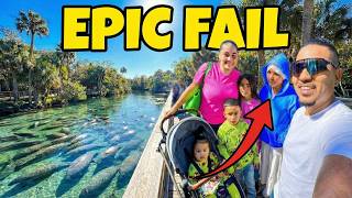 OUR MANATEE TRIP WENT LEFT FAST 😭💀