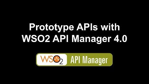 Prototype APIs with WSO2 API Manager 4.0