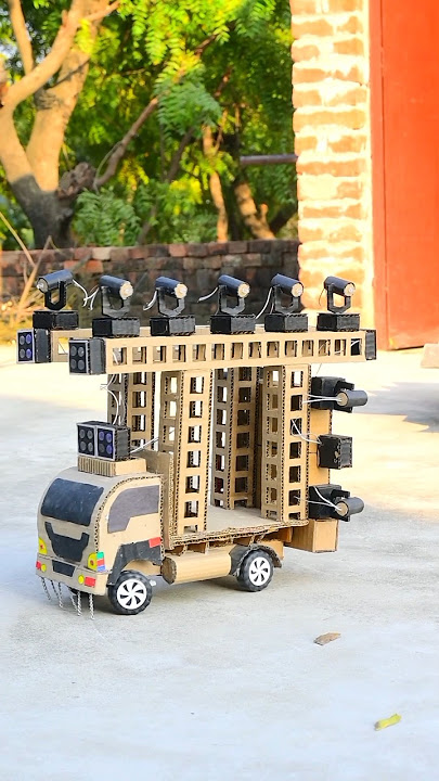 Mini Dj Truck Loading With Dj Truss #viral #shorts #minidj #djtruck