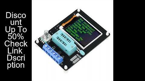 LCD Display GM328A Transistor Module Diode Tester Capacitance ESR Voltage Frequency Meter PWM Wave G