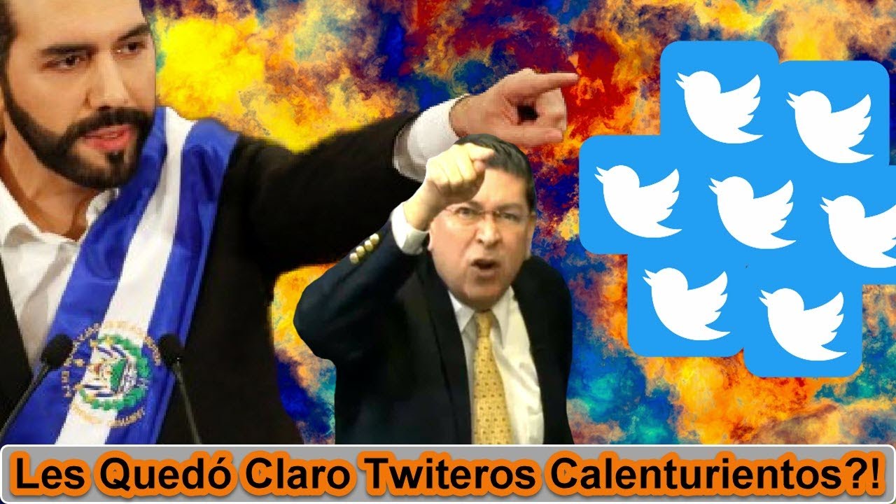 Les Estrega en la Cara a los Twiteros las Palabras de Nayib Bukele. Walter Araujo y el origen de NI.