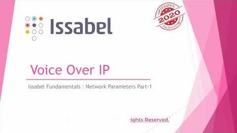 05- Issabel Fundamentals - Network Parameters Part 1
