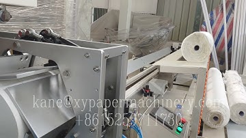 Automatic high speed maxi roll paper band saw cutting machine