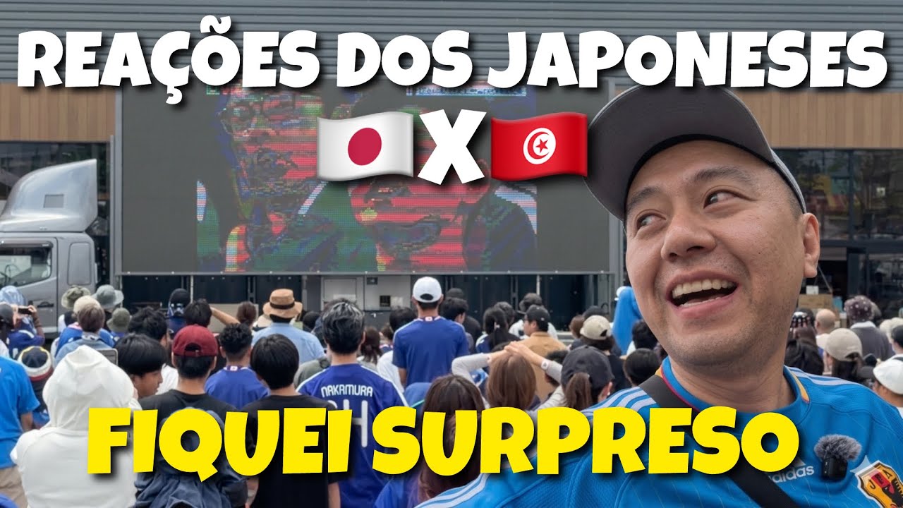 FUI ASSISTIR A UM JOGO COM A TORCIDA JAPONESA E ME SURPREENDI + SANDUÍCHE DA COPA DO MC DONALDS