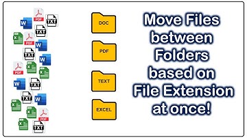 Move Files Based on File Extension, at Once