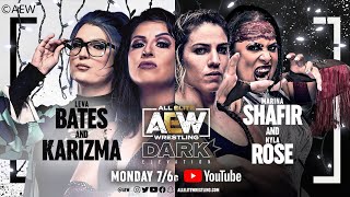 Marina Shafir Nyla Rose Vs Leva Bates Karizma Tag Team Match Dark Elevation Wwe 2K22