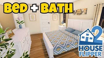 Making a basic starter home in House Flipper 2 Sandbox Mode | Part 4: Main bedroom and bathroom