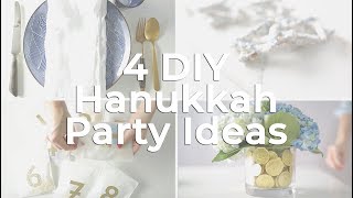 4 Hanukkah Party DIYs
