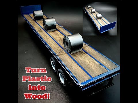 Fruehauf 40ft Flatbed Semi Trailer 1/25 Scale Model Kit Build How