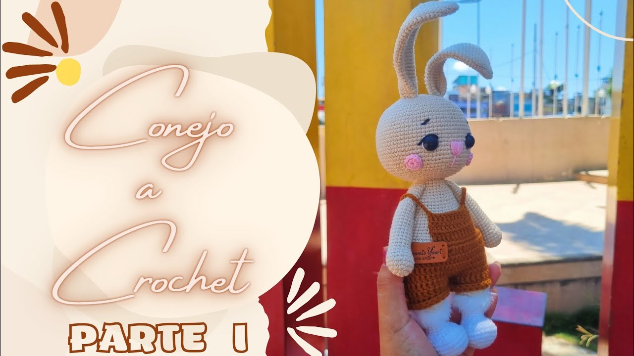 CONEJO A CROCHET /AMIGURUMI PASCUAS / PASO A PASO/ PARTE I
