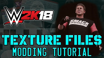 WWE 2K18 Modding Tutorial : TEXTURE FILES!