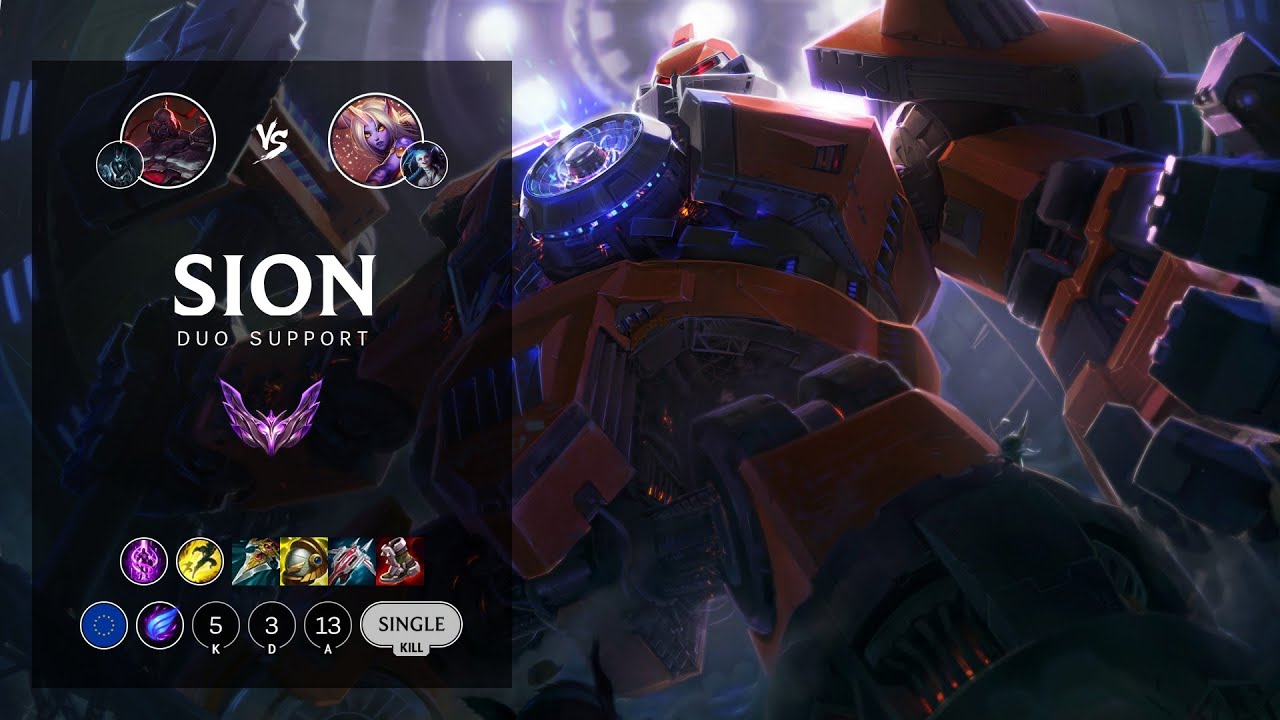 Sion Support vs Soraka - EUW Master Patch 12.10