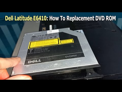 Dell Latitude E6410 How To Replacement DVD ROM 2023