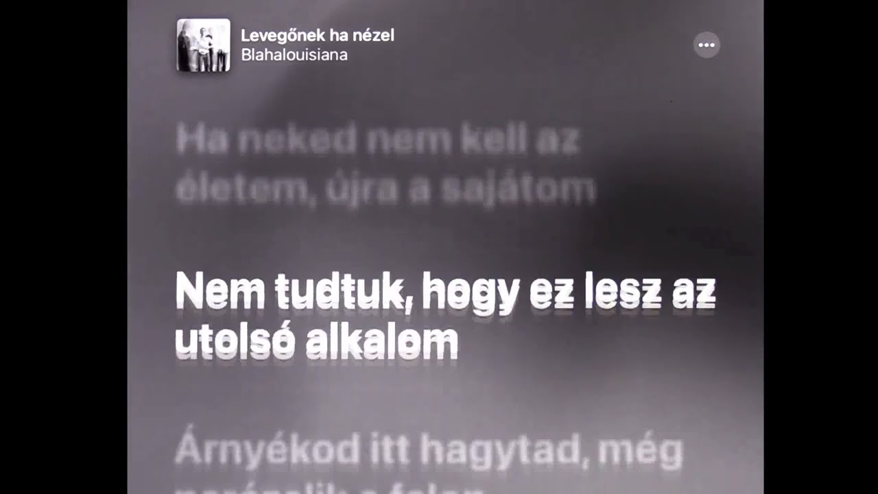 Blahalousiana - Levegőnek ha nézel - karaoke