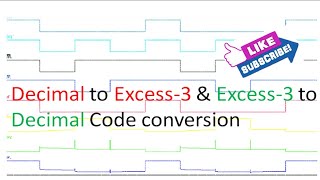 3. Decimal to Excess-3 & Excess-3 to Decimal Code conversion in telugu
