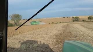 Young farms soybean harvest 2016 albion nebraska