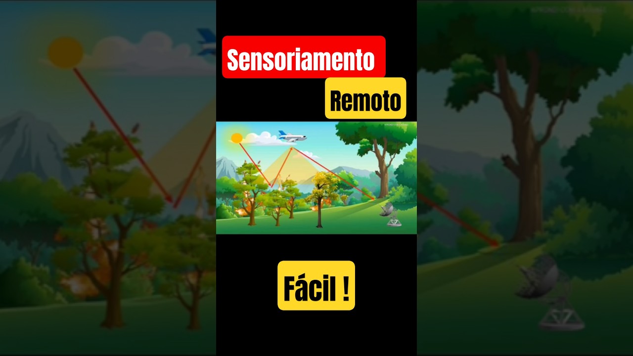 Como funciona o SENSORIAMENTO REMOTO [SIG]