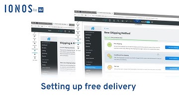 Setting up free shipping [MyWebsite eCommerce tutorial]
