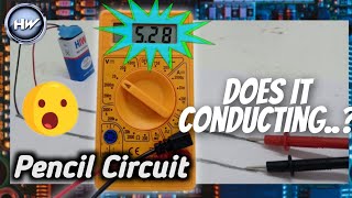 Pencil Circuit | Conducting current using graphite circuit | Is graphite a good conductor ?