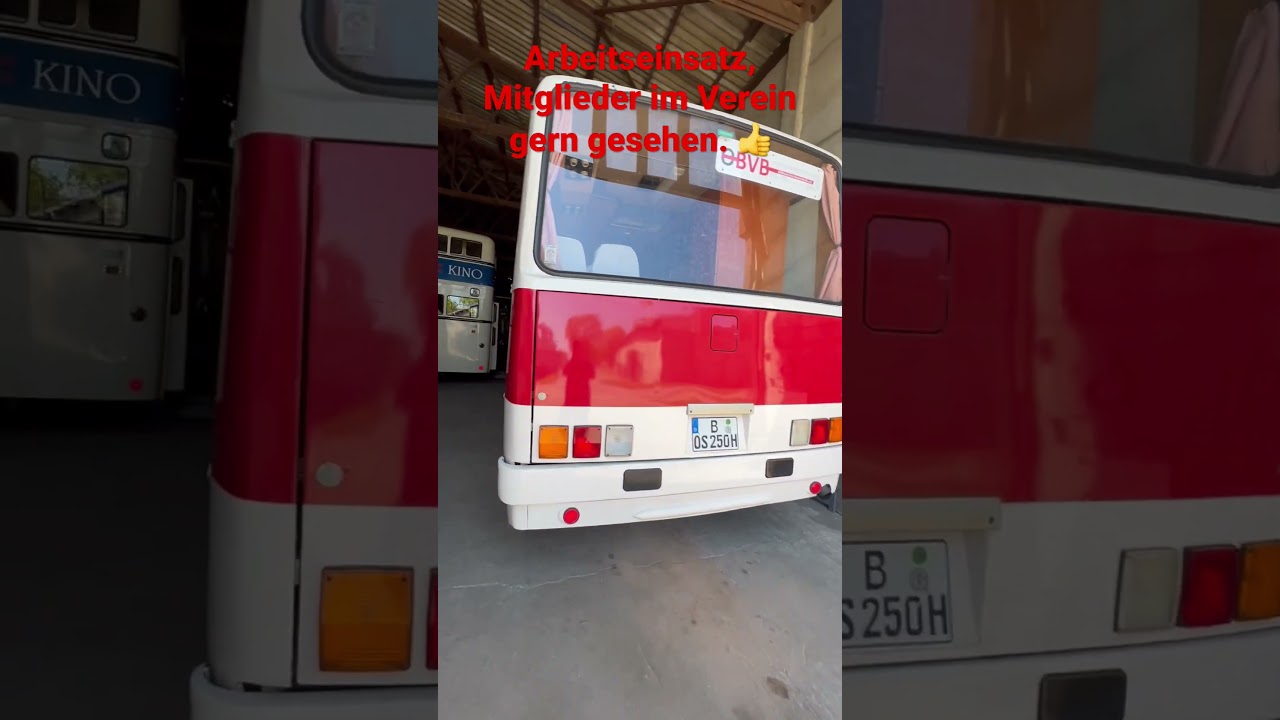 Endlich wieder Arbeitseinsatz Ikarus 250.59 und Do56