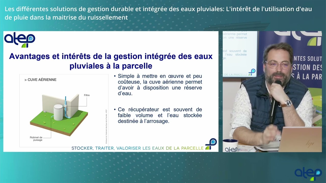 Les différentes solutions de gestion durable et intégrée des eaux pluviales