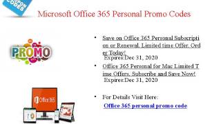 Leading online source of Office 365 personal promo code