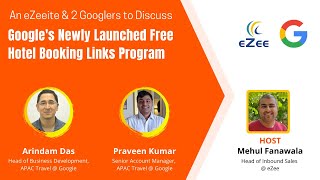 Webinar: Understanding Google's Free Hotel Booking Links Program and Role of eZee
