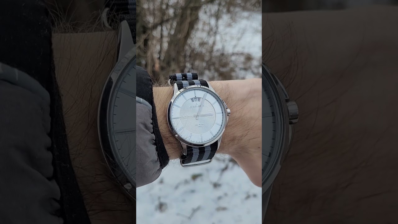 Современная классика - кварцевые часы Jacques Lemans с верхней апертурой даты