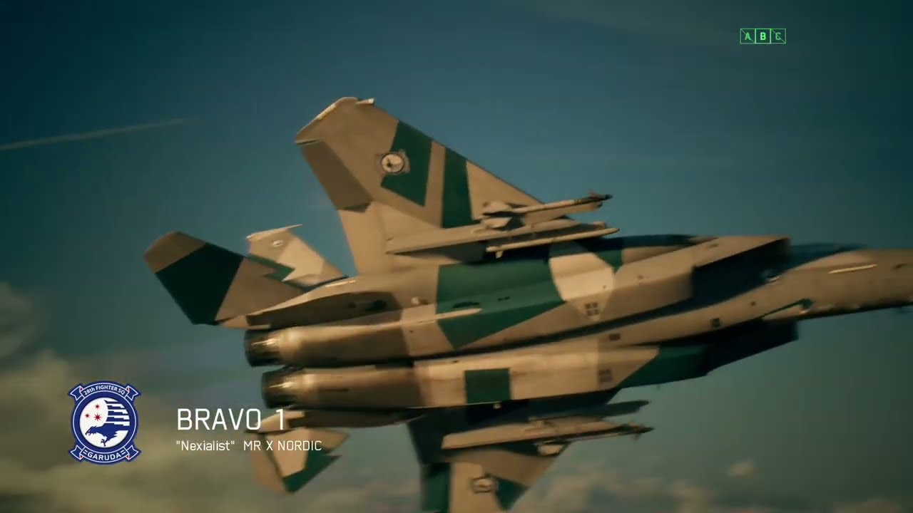 Ace combat 7 : Multiplayer : MR X NORDIC : F-15C with SASM in combat