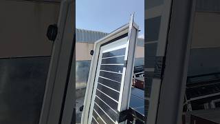 HOW TO MAKE ALMUNIUM FABRICATION WORKING UAE GLASS PARTITION WITH FIX 🤔#youtube #dubaiblog  🇦🇪🙌