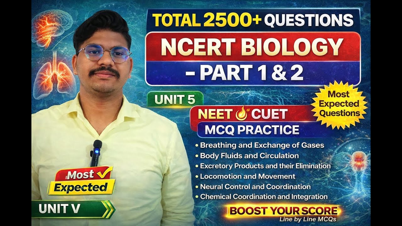 COMPLETE NCERT UNIT 5 PART 1 MCQ NEET