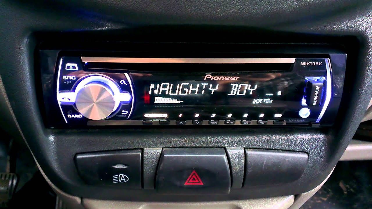 Mixtrax Pioneer DEH5500BT YouTube