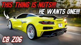 670hp Z06 SNAPS his NECK! Scares the MOPAR OWNER! Ride along and his Thoughts!