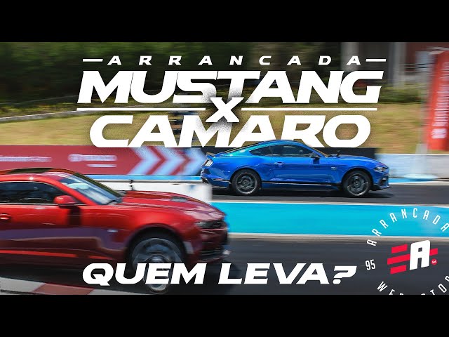 Teste comparativo: Ford Mustang e Chevrolet Camaro duelam no último  encontro dos clássicos V8