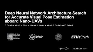 Deep Neural Network Architecture Search for Accurate Visual Pose Estimation aboard Nano-UAVs